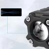 2 stücke Universal Motorrad LED Scheinwerfer Scheinwerfer Nebel Licht 20W 5000 Lms LED Scheinwerfer Dual Farbe Weiß Gelb