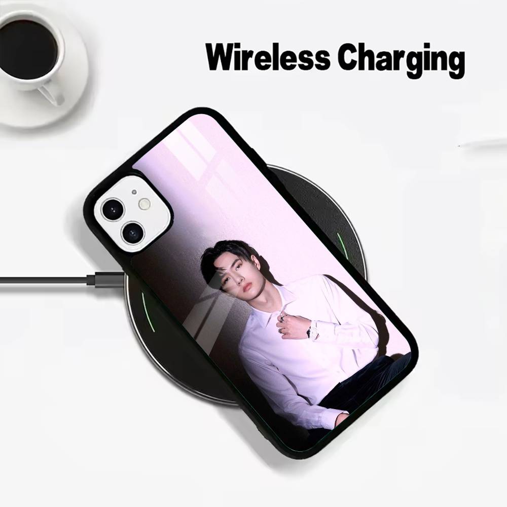 Young pop idol-W-Y-B-W-ang Yibo For IPhone17 16 15 14 13 12 11 Plus Pro Max Plus Wireless Charger Phone Case