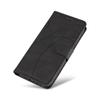 For Honor 400 Lite Wallet Case Leather Phone Cover Stand with Curved Line Design