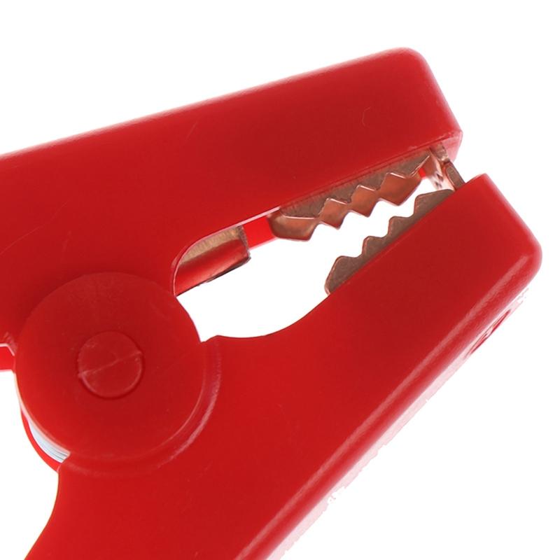12V Intelligence Clip Car Starter Connector Emergency Jumper Cable Clamp Booster Alligator Clamps Battery Clips For Universal