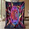 AC Milan Theme blanket Soft Flannel Blanket Plush Throw Blanket Cozy Sofa Bed Blanket for Home Decor