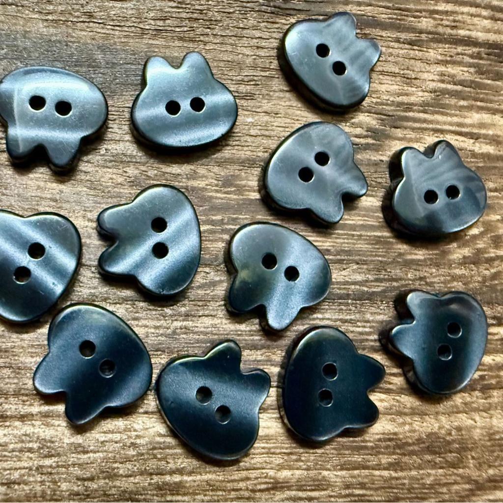 20Pcs Animal Rabbit Resin Buttons 2 Holes 13mmx11.5mm for DIY Crafts Sewing Clothes Jeans Coat Jacket