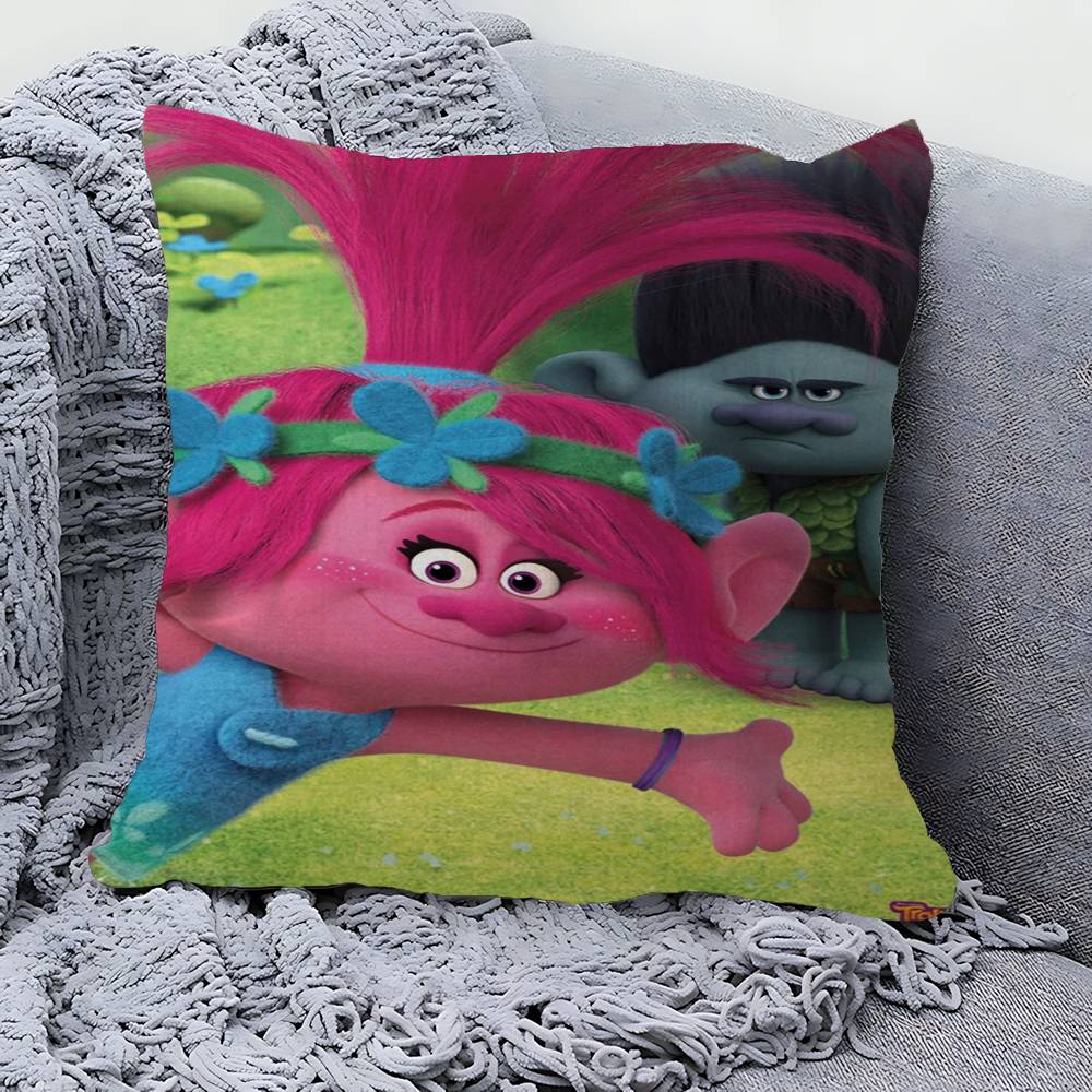 

T-Trolls Band T-TogetherS Pillow Cover for Bedroom Room and Living Room Sofa Decorative Cushion Cover 30cmx30cm