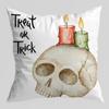 Halloween Bat Throw Pillow Cover Pumpkin Castle Print Cushion Cover Home Sofa Car Office Cushion Cover