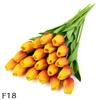 5/10pcs PU Tulip Simulation Flower Artificial Flowers Fake Tulips Real Touch Flower Arrangement Bouquet for Home Wedding Decor