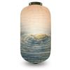 Japanese Style Ukiyo-e Traditional Sea Wave Printed Lantern Hanging Cloth Lantern Izakaya Restaurant Cuisine Wedding Party Decor