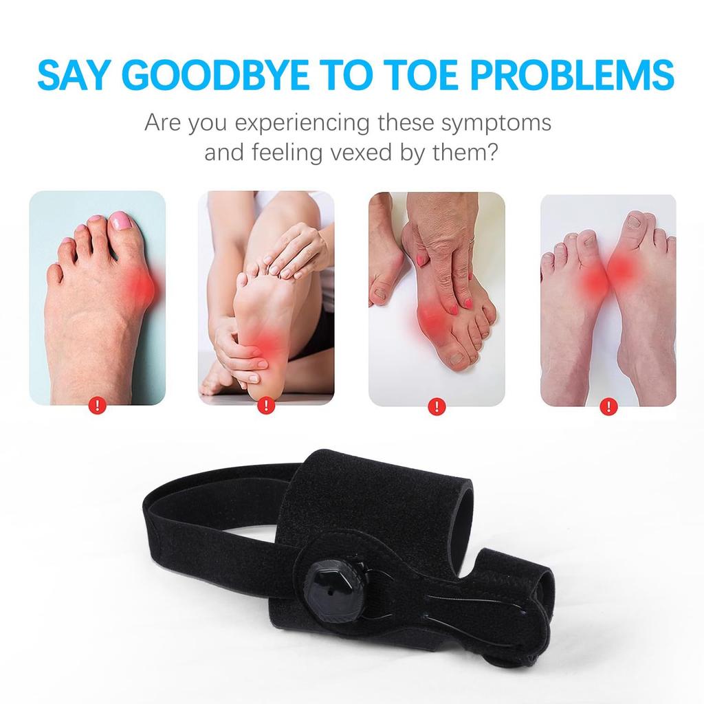 Toe Separator Hallux Valgus Bunion Corrector Orthotics Feet Bone Thumb Adjuster Correction Pedicure Sock Straightener
