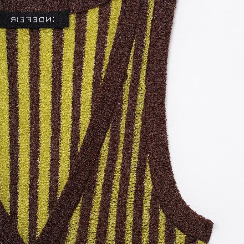 TAOP&ZA Women's Spring/Summer Striped Knit Dress