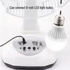 12-Inch Solar DC Portable Desk Fan: High Power, Long Battery, Outdoor/Camping Use with Oscillation