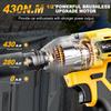 3-in-1 20V Industrial Grade Cordless Impact Wrench Set DIY Car Maintenance Battery Power Supports Drop Shipping EU Warehouses