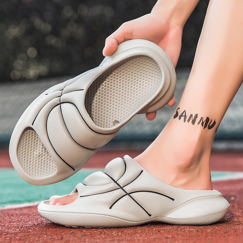 Neue Herren Hausschuhe EVA Plattform Massage Slipper Mode Design Sommer Stadtspaziergang Strand Freizeit Sandalen für Damen Heim Pantoletten