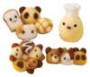 Hamanaka Felt Wool Needle Felted Village Chick Designed by Midori Kit "Mofumofu Bakery" (Using Aclaine) Hattori, H441-644