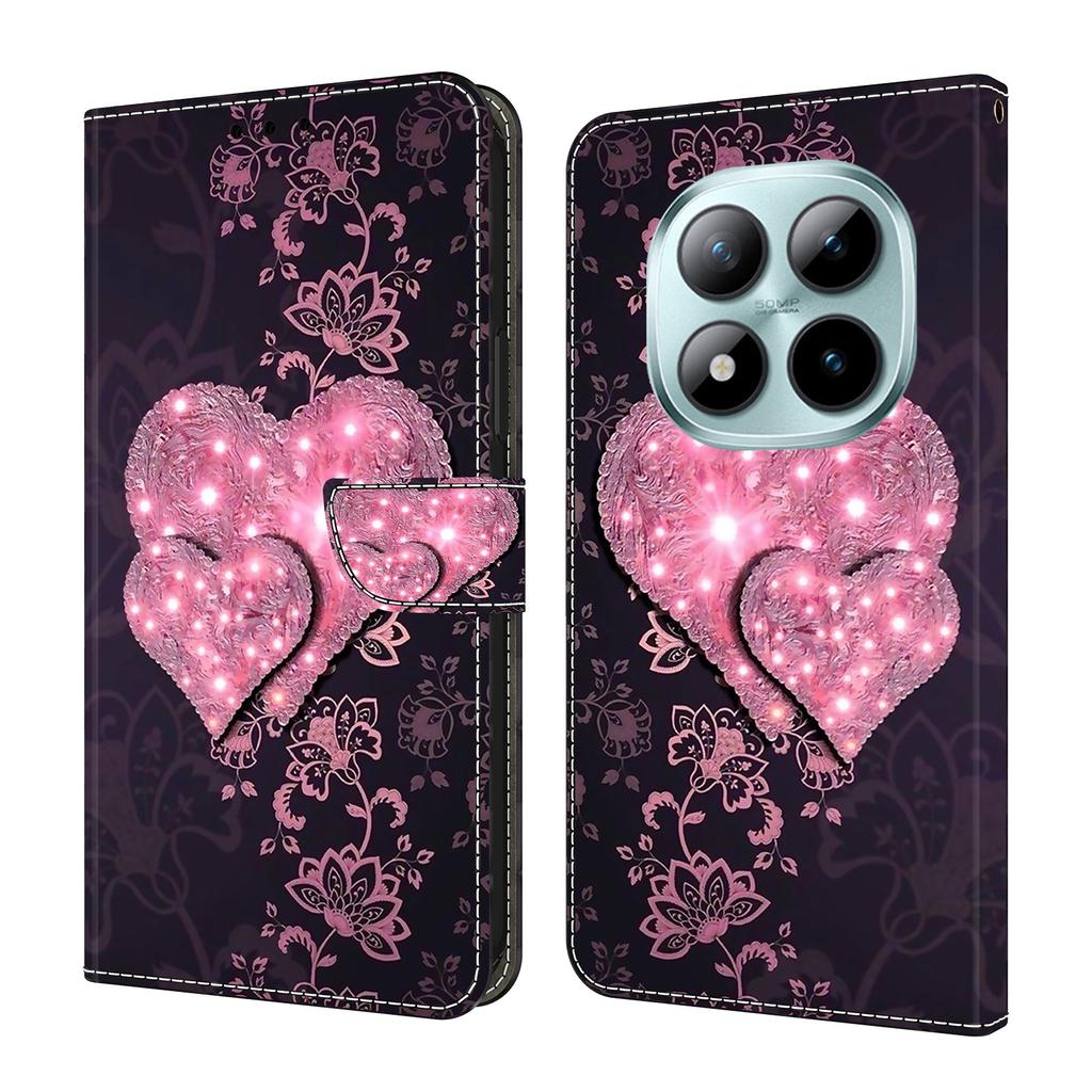 For Xiaomi Redmi Note 15 Pro 5G (Global) Case 3D Pattern PU Leather Wallet Phone Cover with Stand