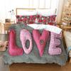 Girls Teen Romantic Bedding Collection King Paris Eiffel Tower Duvet Cover Microfiber British Style Love Heart Cartoon Comforter Cover
