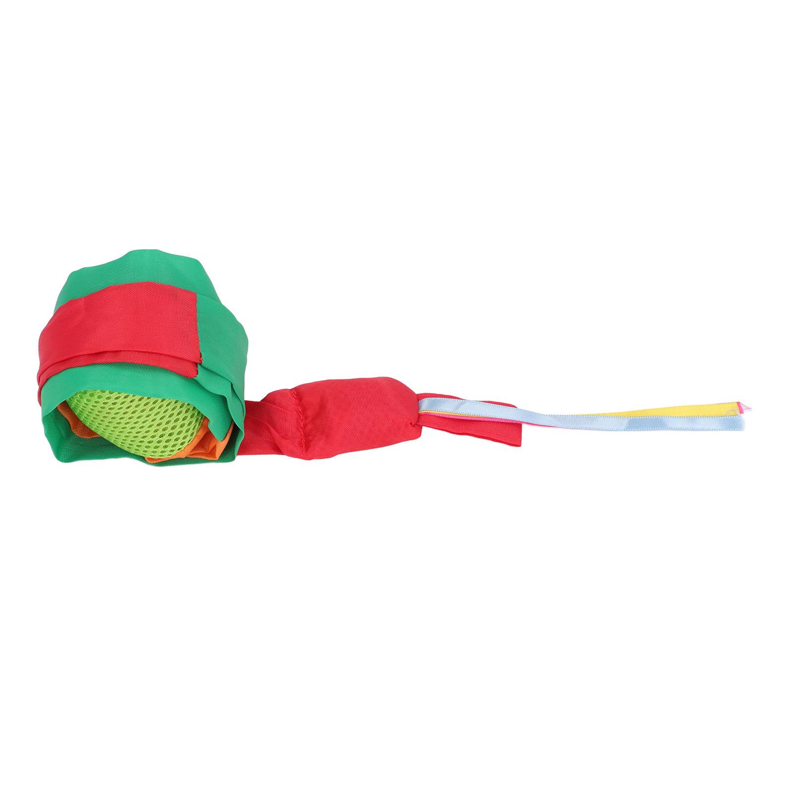 

Catch Tail Ball Educational Safe Eye Catching Throw Ball with Tail for Sensory Training Orange