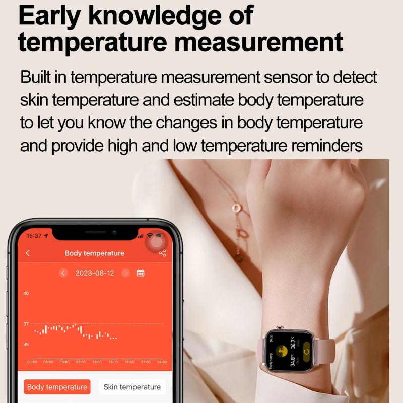 2025 Nowy Smartwatch EKG+PPG Męski Monitor Zdrowia Lipidów Krwi Kwasu Moczowego Połączenia Bluetooth Mikrofizyczne Badanie Zdrowia Smartwatch