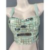 Export Single Corset Push Up Short Bra Crop-Top Spaghetti-Strap Tube Top Beauty Back Sequin Shiny Rainbow Shiny Chest Pad