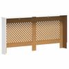 vidaXL Radiator Cover White 172×19×81.5 Cm MDF