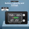 Multi Display Battery Thermostat with Voltage and Temperature Control for DC 10V 100V Suitable for Lithium and Acid Batteries
