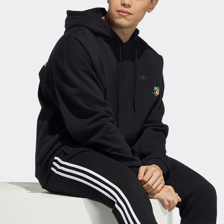 adidas Originals Trefoil X Melting Sadness Hoodie Men Tops Black HB6864