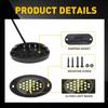 White 4 Pods LED Rock Lights For Jeep Offroad Boat Truck UTV ATV Underbody Lamp
