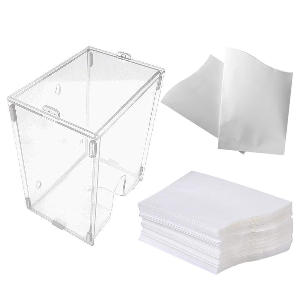 500Pcs Dustproof Disposable Paper Cups Envelope Style Office Water Cup  Picnic