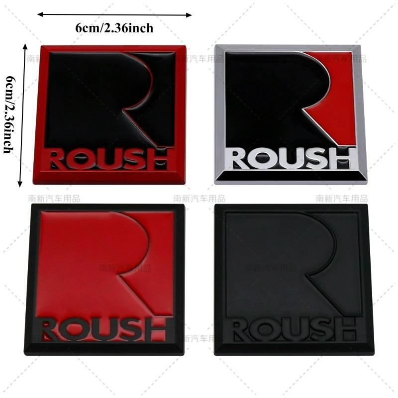 1Pc 3D Metal Roush Performance Badge Sticker Body Grill Trunk Emblem Decal for GT 500