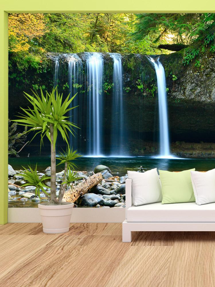 Modern Waterfall Photo Wallpapers for Living Room Bedroom Mural Wall Papers Home Decor