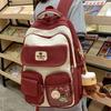 Schoolbag New Cute Korean Version Campus Ins Schoolbag Female Large Capacity Primary and Secondary School Students Strong and Durable Wide