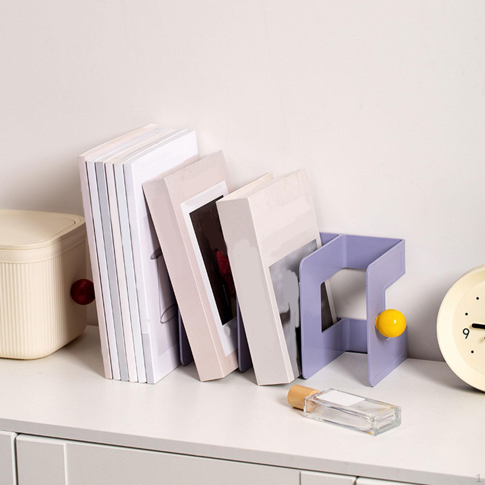 

Акриловый подставка для книг, книжная полка, переплет, минималистичный органайзер, папка-сортировщик для документов и писем фиолетовый