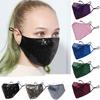 1PC  Outdoor Mouth Mask Washable Reuse Face Mask Sequins  Mask