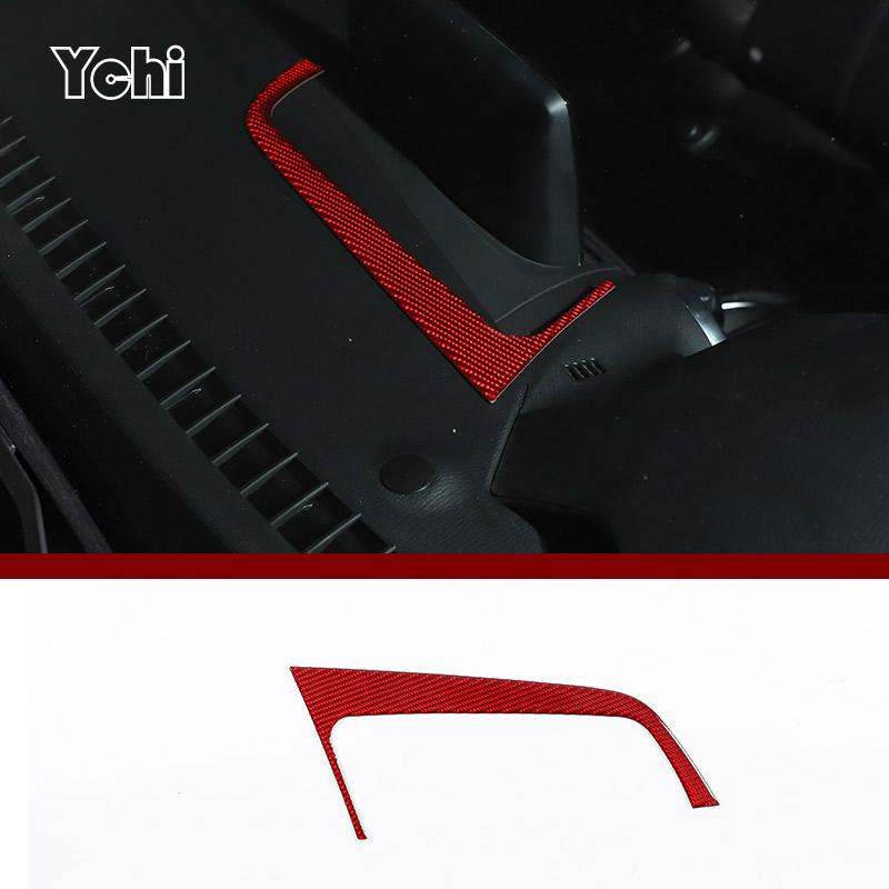 Red Soft Carbon Fiber For Mazda MX-5 NC 202016-2026 Car Center Control Interior Sticker Car Modification Accessories