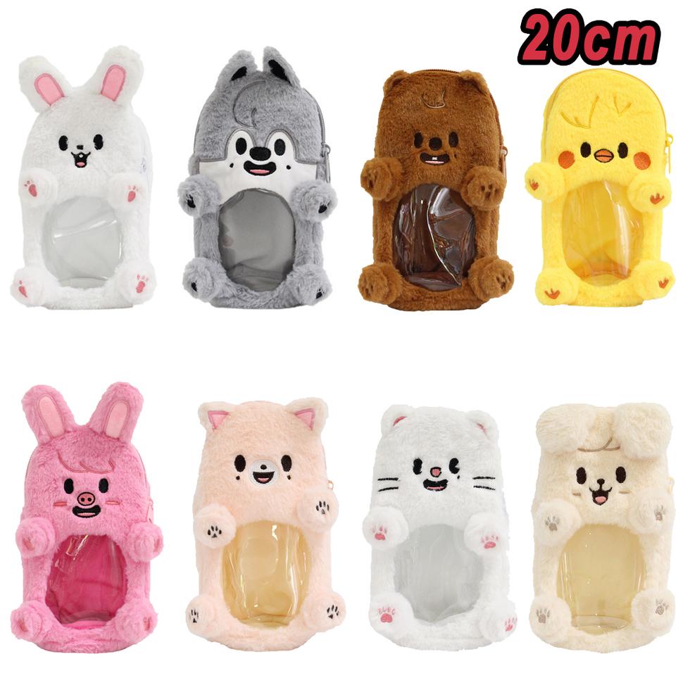 

Плюшева іграшка Skzoo Teddy Kpop Kawaii Плюшева Кавайна Плюшева Мультяшна М яка Лялька Кавайна Іграшка Декор Кімнати Подарунок для Дітей Фанати 8pcs