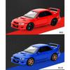 1/32 Scale Subaru Impreza WRX STI Modified Vehicle Alloy Metal Diecast Model Car Sound and Light Pull Back Birthday Gift for Child