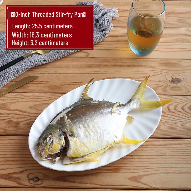 Creative Irregular White Ceramic Dinner Plate