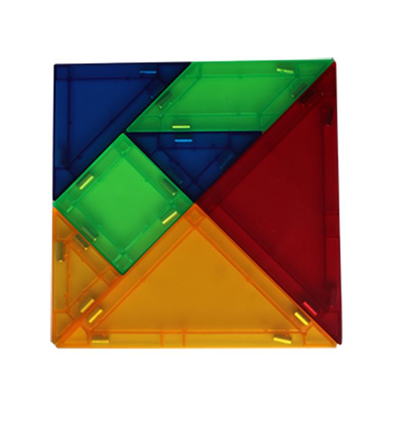 7PCS 3D Jigsaw Puzzle Toy Tangram Magnetic Puzzle Preschool Educational Toys for Children Gifts