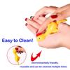 Creative Ejection Chicken Toy Light Rubber Finger Prank Flying Toy