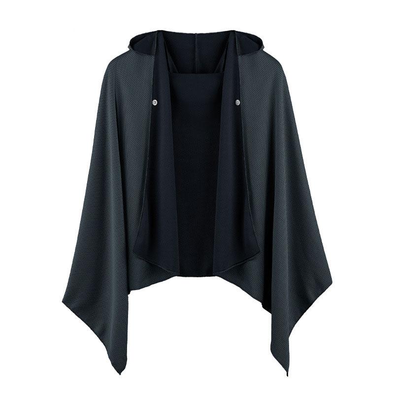 61*111cm Ice Cool Towel Beach Poncho Cover Up Quick Dry Super Absorbent Oversized Hoody Towel Wrap For Swimming Beach Pool Party