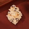 Cat Badge for Women Unisex Rhinestone Enamel Animal Party Brooch Pins Christmas Gifts