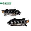 Bugatti-Style LED Headlight Assembly for 18-23 Honda Accord (Gen 10), Five-Lens DRL