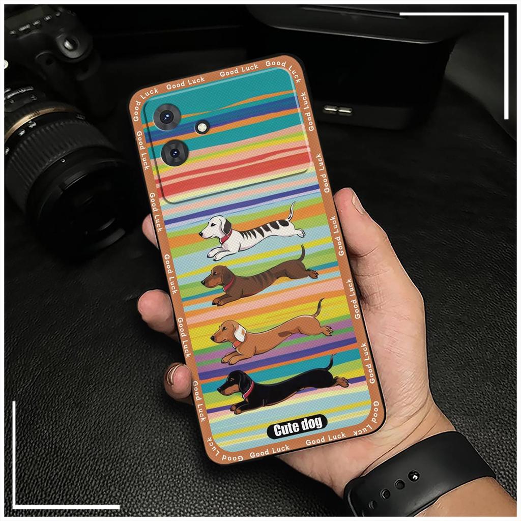 Back Cover Durable Phone Case For Cubot Note21 Cute Soft Case Waterproof Graffiti TPU Cartoon Dirt-resistant Full Wrap
