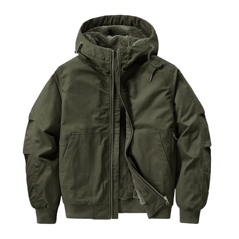 Winter Men`s Fleece Warm Jackets Men