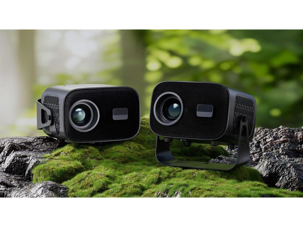 V10 Autofocus 4K Android WIFI Projector with HY300 Gimbal for Home Theater