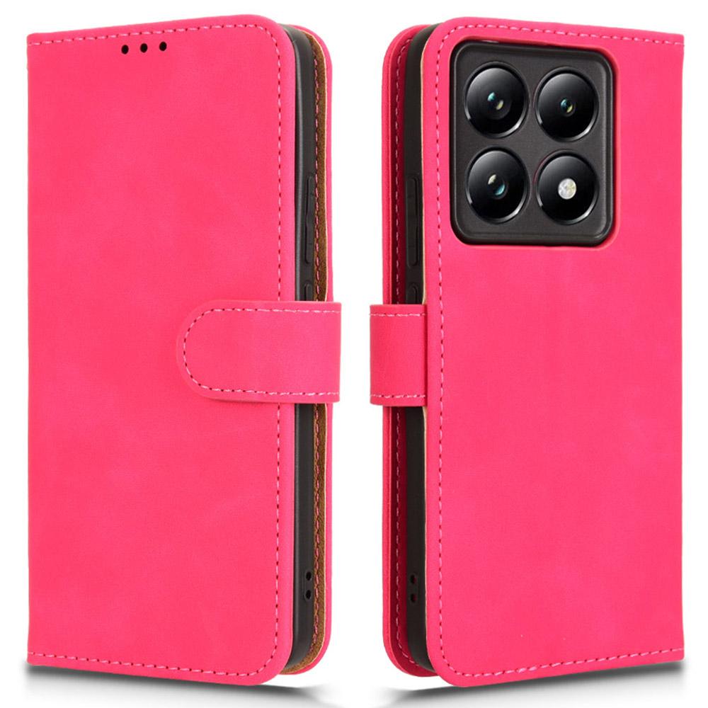 For Xiaomi 14T Pro Leather Case Skin-Feel Anti-Drop Wallet Flip Phone Cover