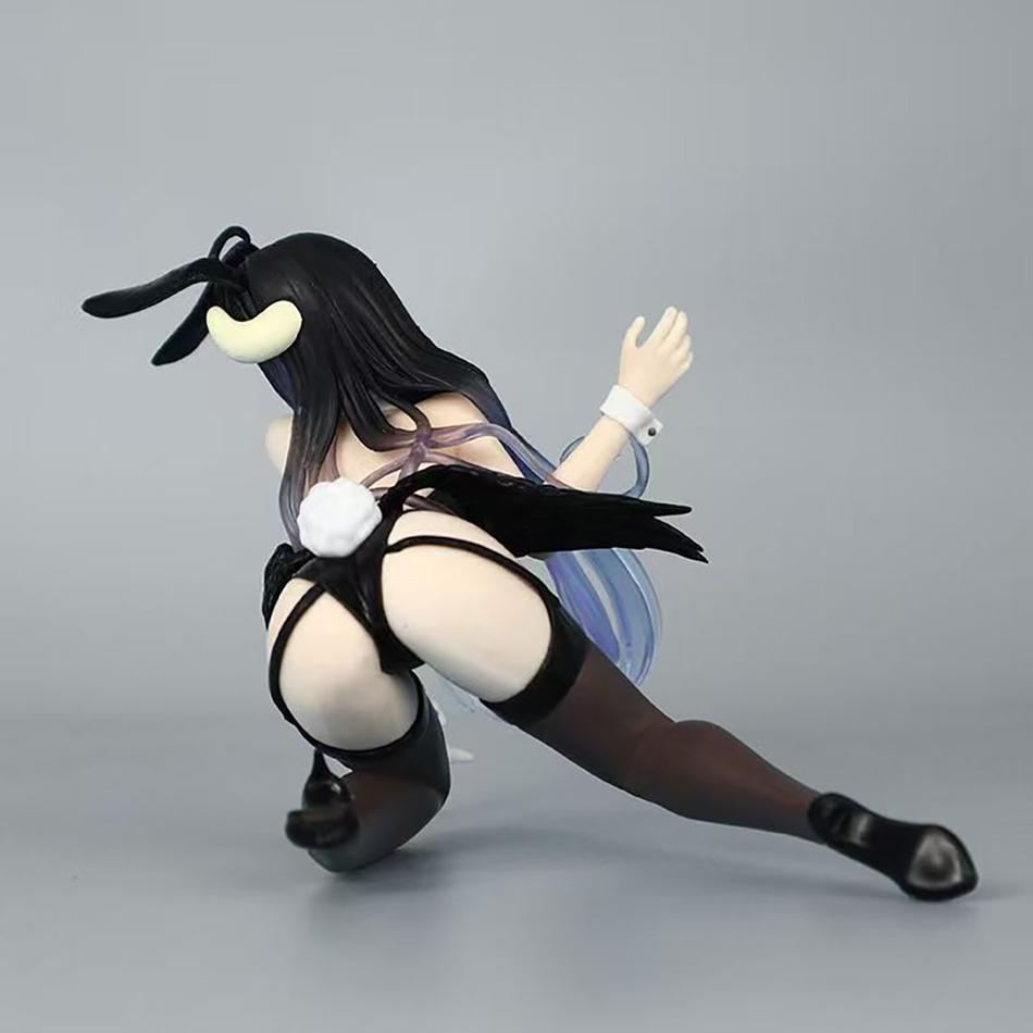 12cm Neue Hentai Figur OVERLORD Anime Figur Bunny Girl Albedo Nudelstopper Figur Actionfigur Sammlermodell Spielzeug