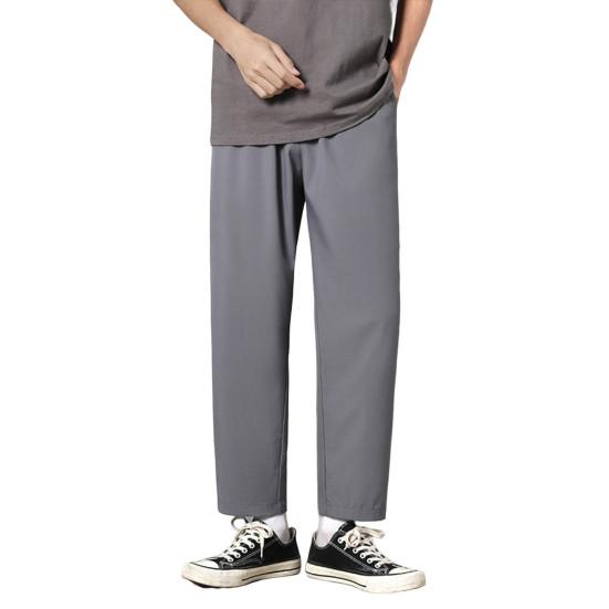 Eisseidenhose Beliebte mittelhohe, schnell trocknende männliche reine Farbe dünne lässige Streetwear