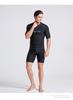 Men's Quick-Dry Short-Sleeve Snorkeling & Surfing Swimsuit Two-Piece Set