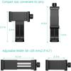 360Degree Mobile Phone Clip Compatible with All 1/4 Screw Cellphone Holder Tripod Mount Desk Tripod Accessories for Iphone Stand