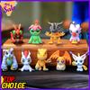 Horká 9ks/sada Digimon Digimon Adventure Anime Figurka Model PVC Sběratelské Ozdoby Soška Panenky Narozeninová Hračka Dárky Dárky