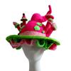 Halloween Fairy Wizard Hat with Mushroom Decor Devil Hat Cosplay Props Decoration Accessories for Adult Children